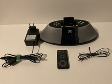 JBL On Time 200P AM/FM Radio Speaker Dock für iPod/iPhone mit Bluetooth-Adapter.