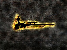  Leuchtschild Wandbild Jagd