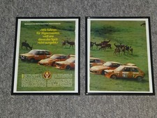 Jägermeister racing Werbung Bilder im Rahmen VW Golf 1 Scirocco Polo Porsche 935