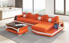 Luxus Ecksofa Ledersofa L Form