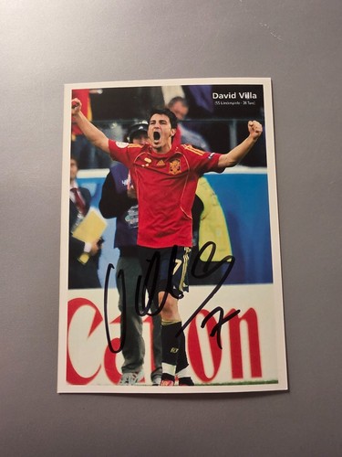 David villa signed - david,