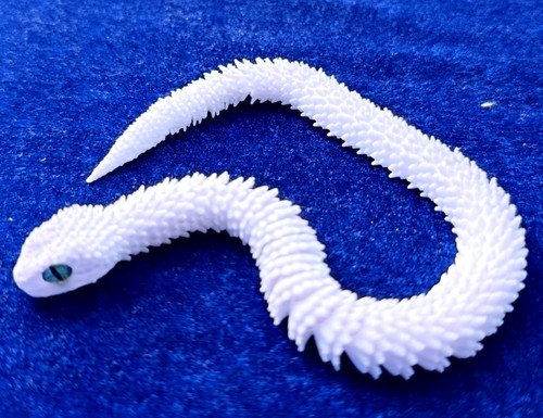 Minkaklecks schlange weiss - schlange,