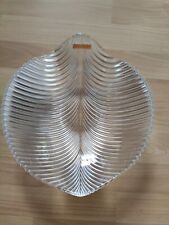 1 Schale Blattform Rund Glas, Nachtmann,  Dekor  Samba