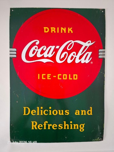Original coca cola - coca-cola, blechschild
