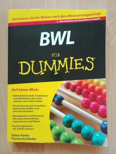 Bwl kompakt für dummies von - bwl,