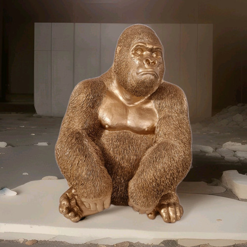 Gorilla dekofigur skulptur - gorilla, dekofigur/skulptur