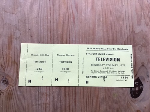 Television konzertkarte - television,