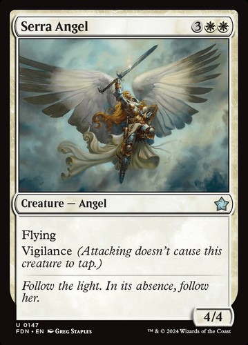 Serra angel 147 fdn - |, mtg