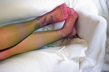 Strumpfhose Regenbogen Farben