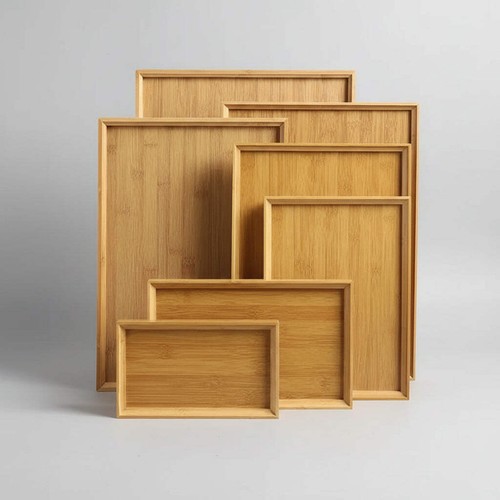 Bambus serviertablett - bambus,
