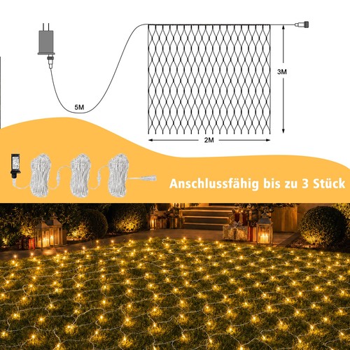 Lichternetz 200 led - x,