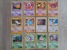 12 Pokemon Karten Gym Heroes Konvolut Vintage Sammlung TCG Englisch Poor Played