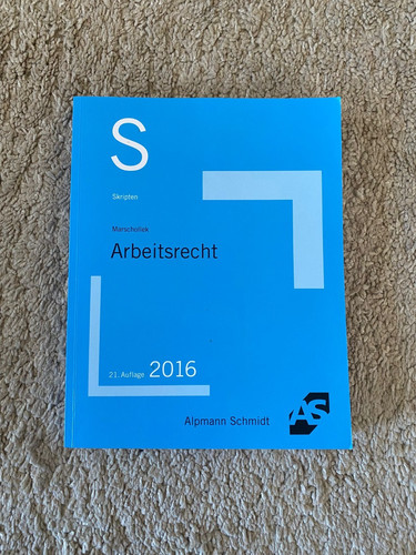 Arbeitsrecht skript von - skript,