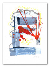 ABSTRAKT ORIGINAL HANDGEMALTE