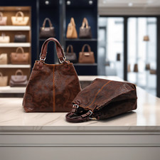 Bella&Quinny Damen Handtasche SAVONA, italienisches Handwerk, echtes Leder