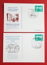 2 x DDR Privat Ganzsache