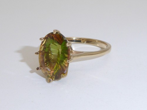 375 gelbgold gold ring 66 - 375,