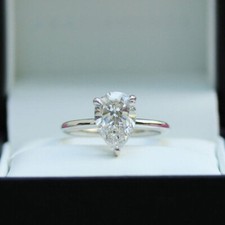 Damen 3 karat Solitär Diamant