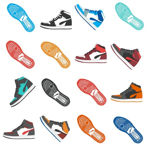 Collection sneaker footprint - collection,