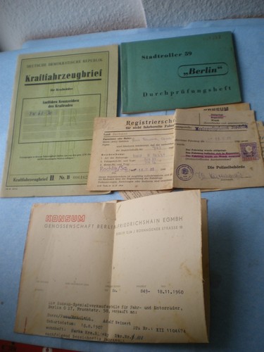 28320 kraftfahrzeugbrief 1960 - 28320,