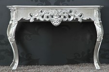 Versandschaden Konsole Wandtisch SILBER Antik-Finish Luxuriös Sideboard Barock