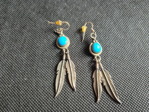 Indianer ohrringe 925er - indianer, ohrringe,