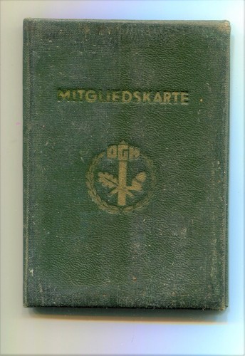 Ausweis der pgh von 1962 - pgh, bis