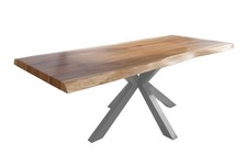 Esstisch Baumkante massiv