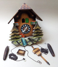 Reuge - Die Mühle im Schwarzwald, Schwarzwälder Kuckucksuhr Wanduhr  für Tüftler