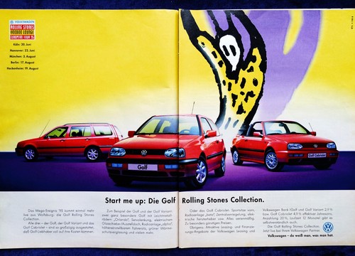 Golf rolling stones - rolling,