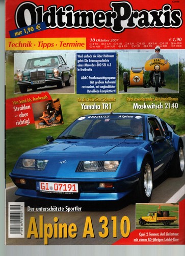 Zeitschrift oldtimer praxis - zeitschrift,