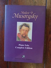 Modest Mussorgsky: Sämtliche Klavierwerke, Taschenpartitur - Noten antiquarisch