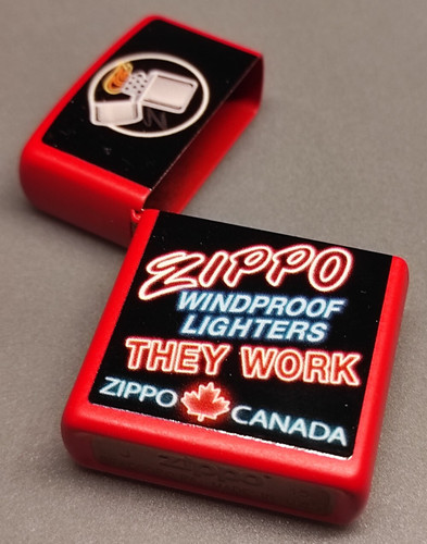 Zippo they work canada - they, red
