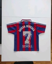 FC Bayern München Trikot „SCHOLL“ #7 1996/1997 Home original Adidas Größe 128