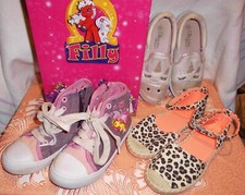 3 PAAR MÄDCHEN SCHUH FILLY HIGH-CUT SNEAKER CAPCAKE + H&M BALLERINAS  SCHUHE  28