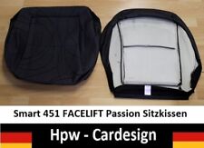 Original Smart 451 Sitz Sitzkissen Bezüge Sitzbezüge R+L Passion Schwarz