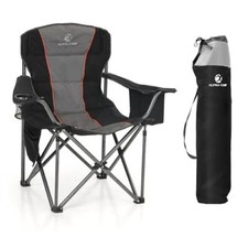 LET'S CAMP Klappbarer Campingstuhl Oversized Robust Gepolstert Outdoor Stuhl mit