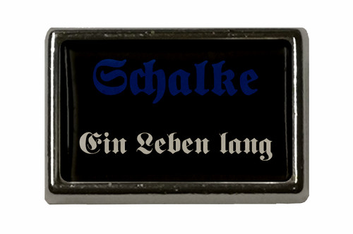 Pin schalke ein leben lang - leben,