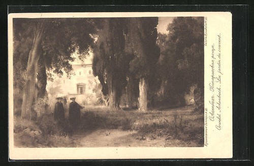 Künstler oswald achenbach - künstler-ak,