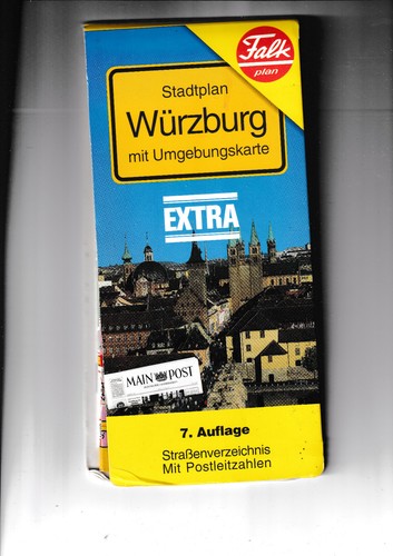 Falk stadtplan wuerzburg - stadtplan,