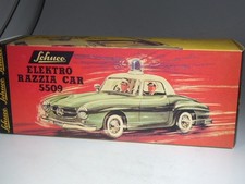 (SAS) Schuco 5509 Elektro Razzia Car Mercedes 190 SL Polizei in OVP