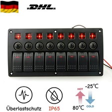 8 Gang LED Schalttafel Pro