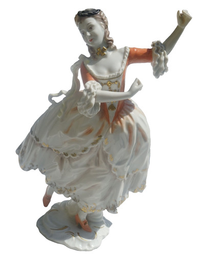 Feine porzellanfigur rokoko - feine, "rokoko