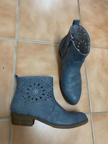 Sommerliche blaue stiefeletten - sommerliche,