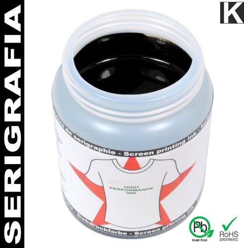 Schwarz siebdruckfarbe - 1,