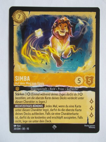 Disney lorcana karte - disney,