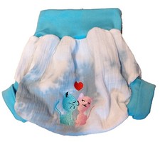 Baby Windelhose  Pumphose Überziehhose Unterhose Bestickt Katze