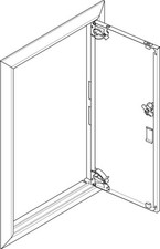 ABN Blendrahmen mit Volltüre