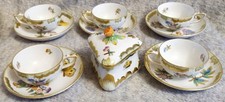 HEREND VBO VICTORIA  11 TEILIGES MOKKA SERVICE SET 714/VBO 1.WAHL