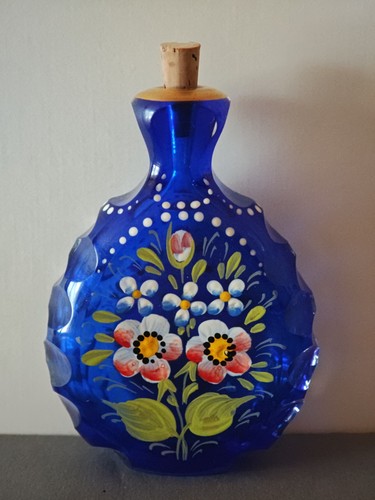 Kristallglas blau flakon - blau,